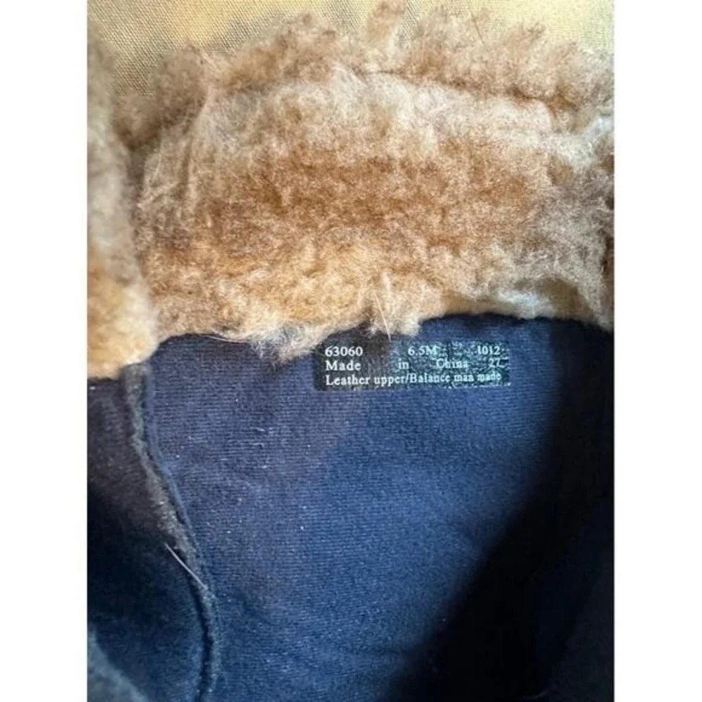 Navy Blue Suede Mid-Calf Winter Boots Faux Fur Lined Zipper‎ Detail Womens